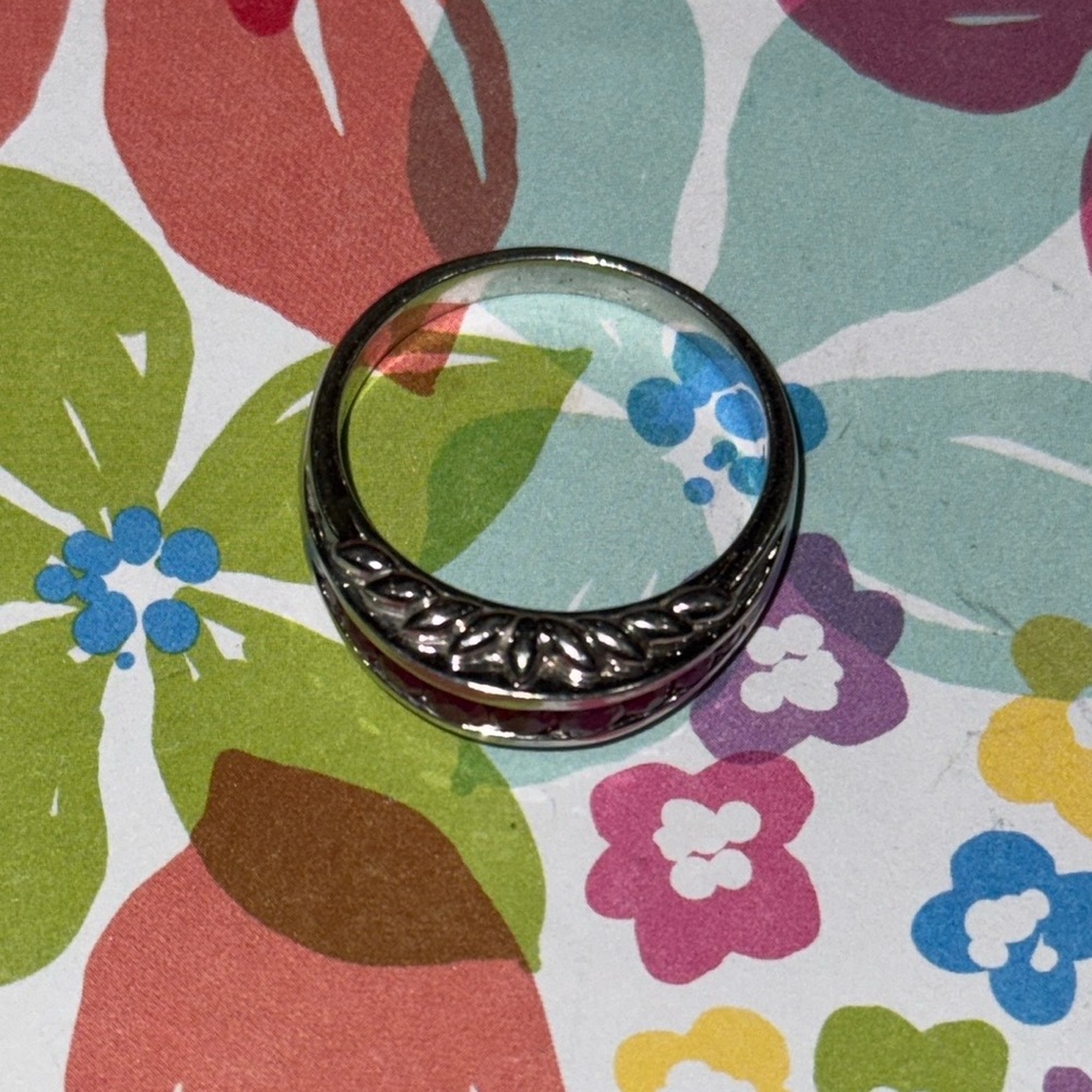 Silver Ruby Ring - image 5